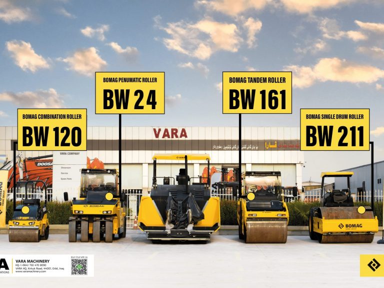 Bomag Road Machinery now is available in Iraq.